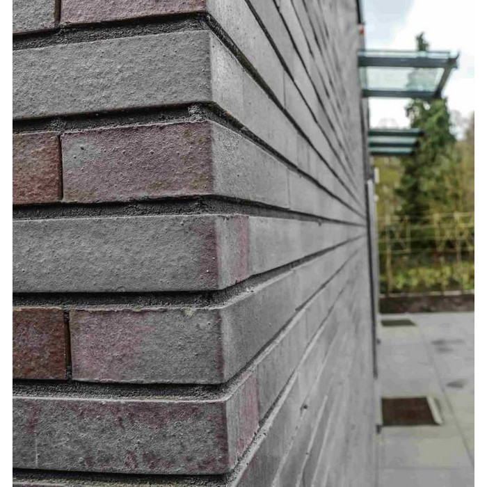 Кирпич клинкерный Muhr 10 Violettblau geflammt гладкий, 290х90х40 мм фото 9