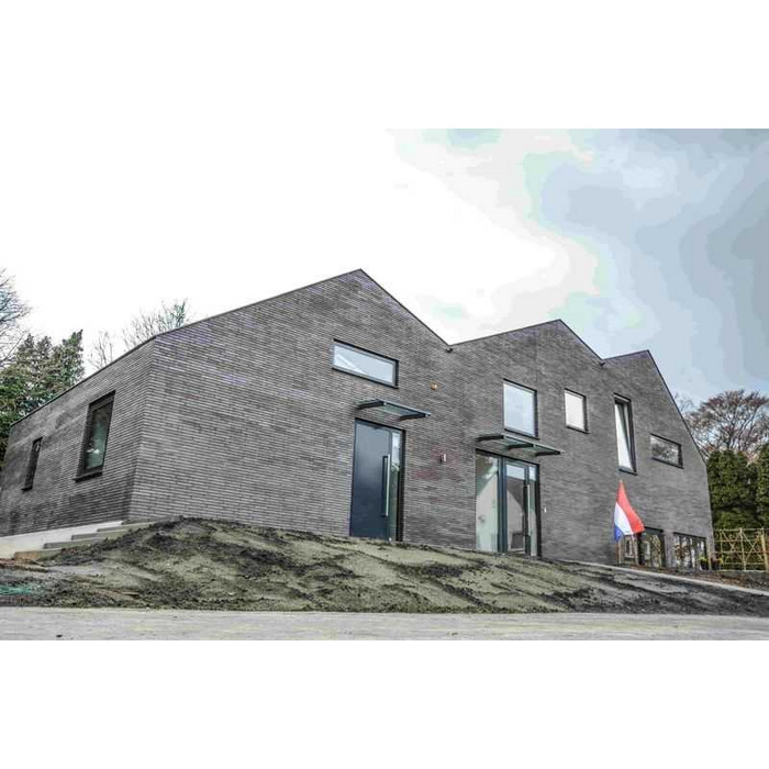 Кирпич клинкерный Muhr 10 Violettblau geflammt гладкий, 290х90х40 мм фото 2