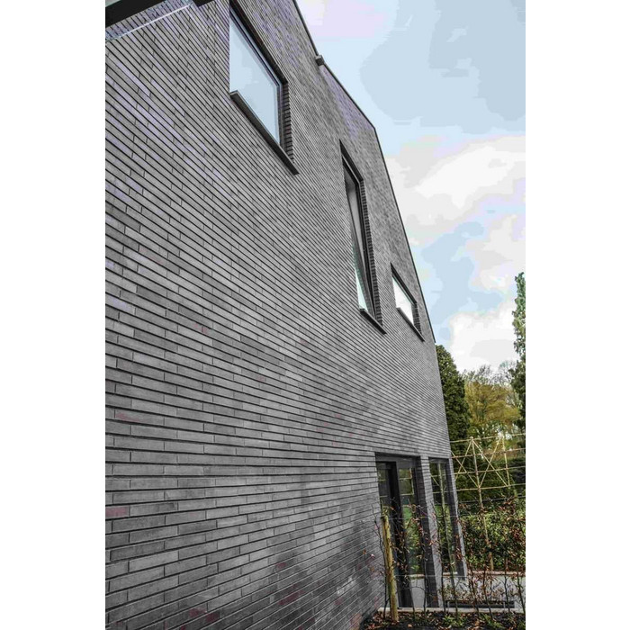 Кирпич клинкерный Muhr 10 Violettblau geflammt гладкий, 290х90х40 мм фото 6