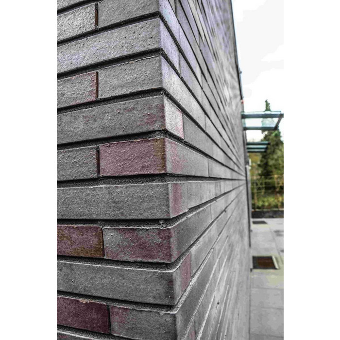 Кирпич клинкерный Muhr 10 Violettblau geflammt гладкий, 290х90х40 мм фото 7