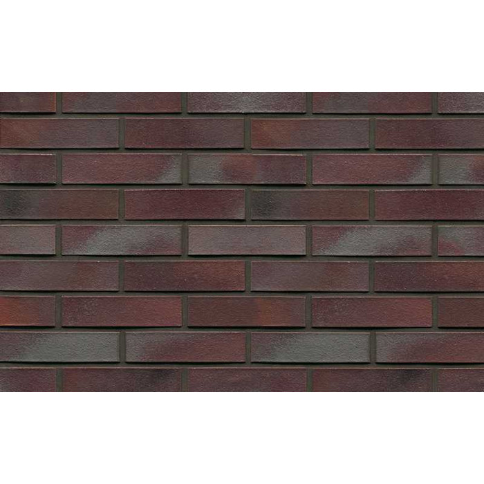 Кирпич клинкерный Muhr 10 Violettblau geflammt гладкий, 290х90х71 мм