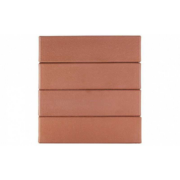 Кирпич ЛСР Эдинбург гладкий клинкерный темно-красный M300 250х85х65 мм фото 7