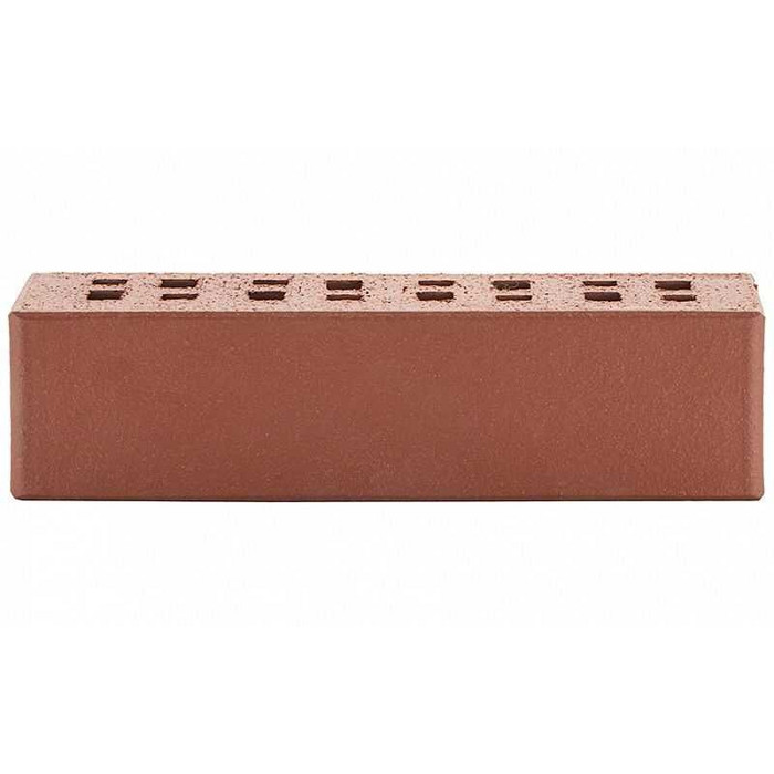 Кирпич ЛСР Эдинбург гладкий клинкерный темно-красный M300 250х85х65 мм фото 6