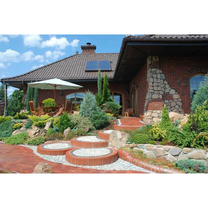 Кирпич облицовочный Roben Wasserstrich hellrot-bunt, 240х115х71 мм фото 5