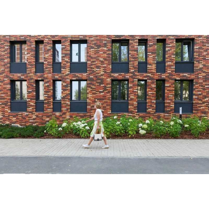 Кирпич клинкерный ЛСР Лондон красный классик гладкий M300 250х85х65 мм фото 6