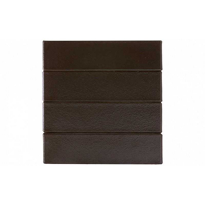 Кирпич клинкерный ЛСР Рейкьявик гладкий черный ангоб глянцевый, 250х85х65 мм фото 5