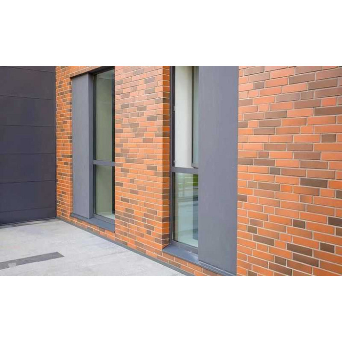 Кирпич ЛСР Ноттингем гладкий красный флэшинг клинкерный М300 250х85х65 мм фото 9