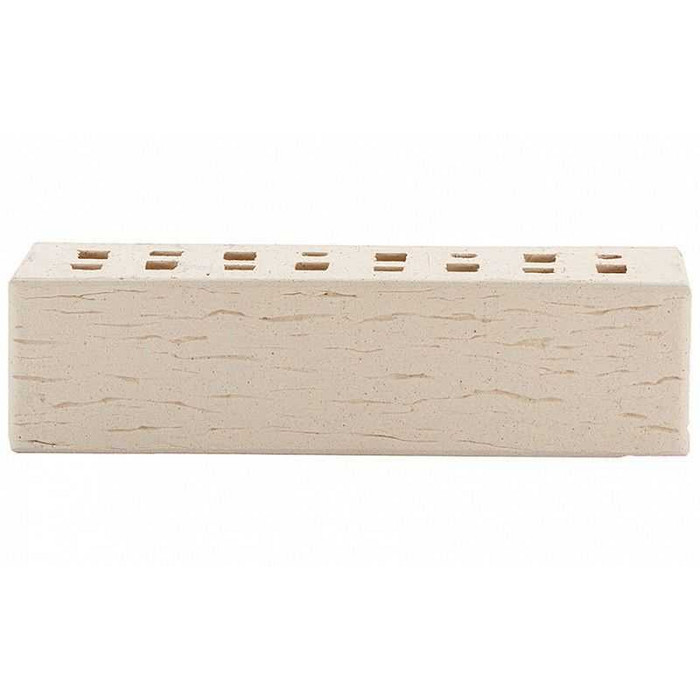 Кирпич клинкерный ЛСР Неаполь белый береста M300 250х85х65 мм фото 4