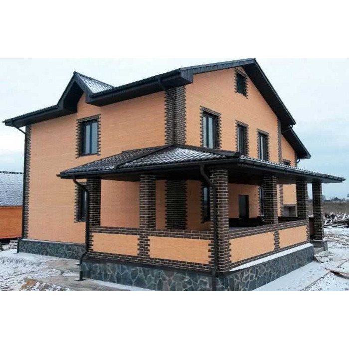 Кирпич ЛСР Мюнхен береста клинкерный коричневый M300 250х85х65 мм фото 8