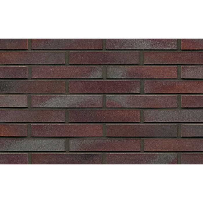 Кирпич клинкерный Muhr 10 Violettblau geflammt гладкий, 290х90х52 мм