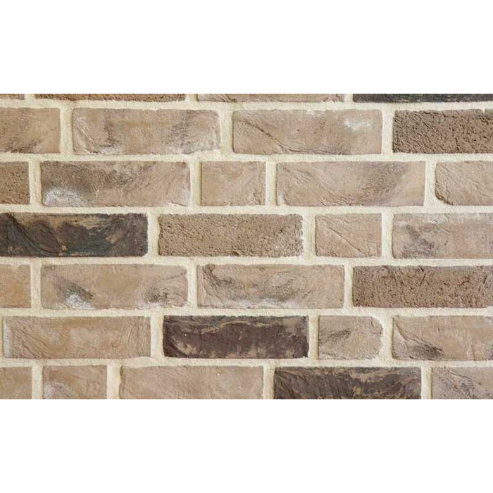 Кирпич облицовочный Roben Wasserstrich bunt-grau, 240х115х71 мм