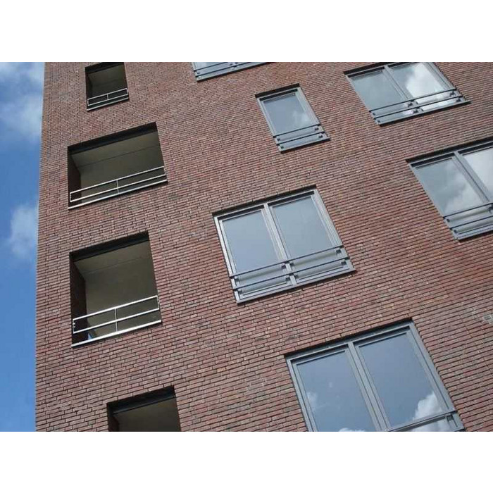 Кирпич облицовочный Terca Blauw-Rood Genaunceerd Gesinterd, 210х100х50 мм фото 4