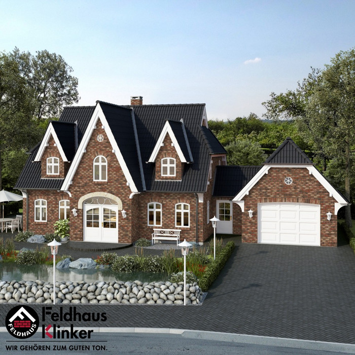 Кирпич клинкерный Feldhaus Klinker K663 sintra cerasi nelino 215х102х65 мм фото 5