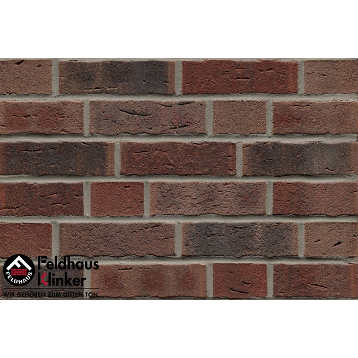 Кирпич клинкерный Feldhaus Klinker K663 sintra cerasi nelino 215х102х65 мм фото 2