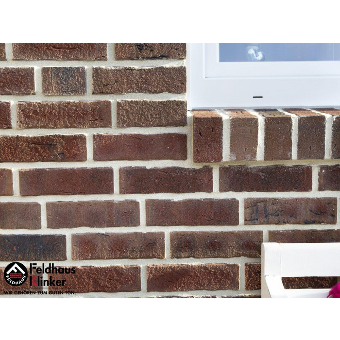 Кирпич клинкерный Feldhaus Klinker K663 sintra cerasi nelino 215х102х65 мм фото 3