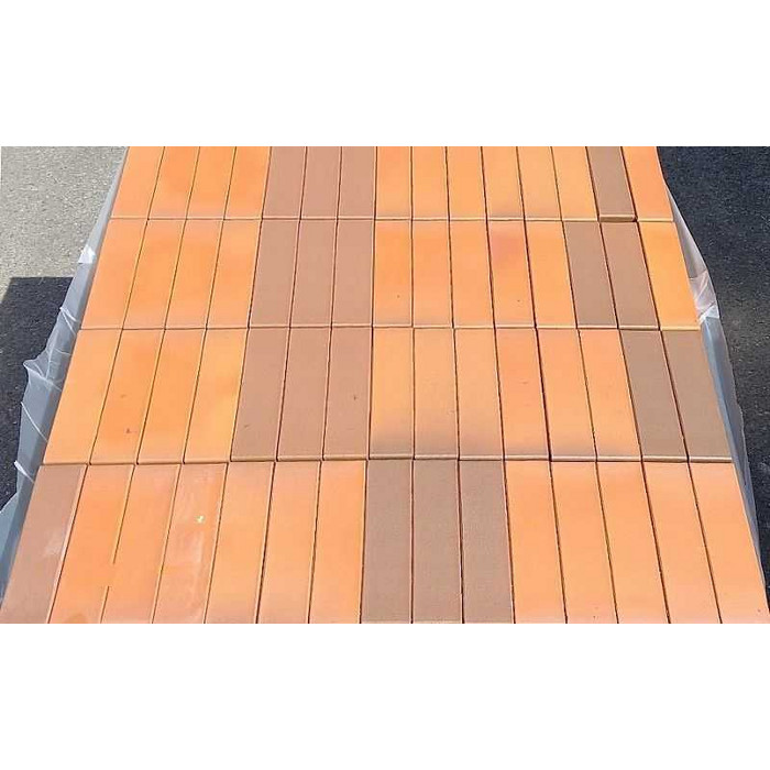 Кирпич клинкерный ЛСР красный легкий флэшинг, гладкий, 250х85х65 мм фото 2