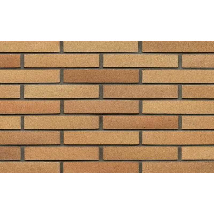 Кирпич клинкерный Muhr 06 Hellbraun-bunt гладкий, 290х90х52 мм