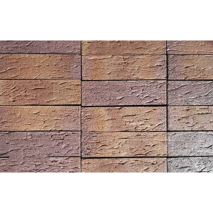 Кирпич клинкерный Muhr 04 Rotbraun-bunt рустик, 240х115х71 мм фото 3