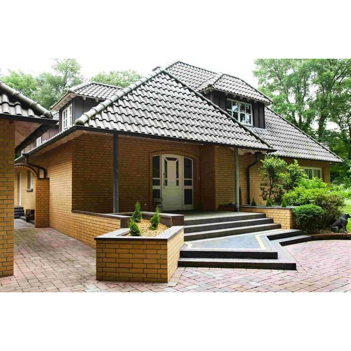 Кирпич клинкерный Muhr 01 Niederlausitzer Gelb гладкий, 240х115х71 мм фото 9