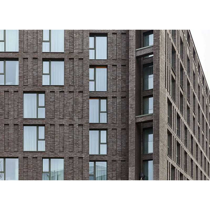 Кирпич клинкерный Muhr 10 Violettblau geflammt, 240х52х52 мм фото 8