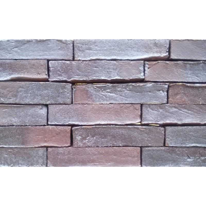 Кирпич клинкерный Muhr 10 Violettblau geflammt, 240х52х52 мм фото 4