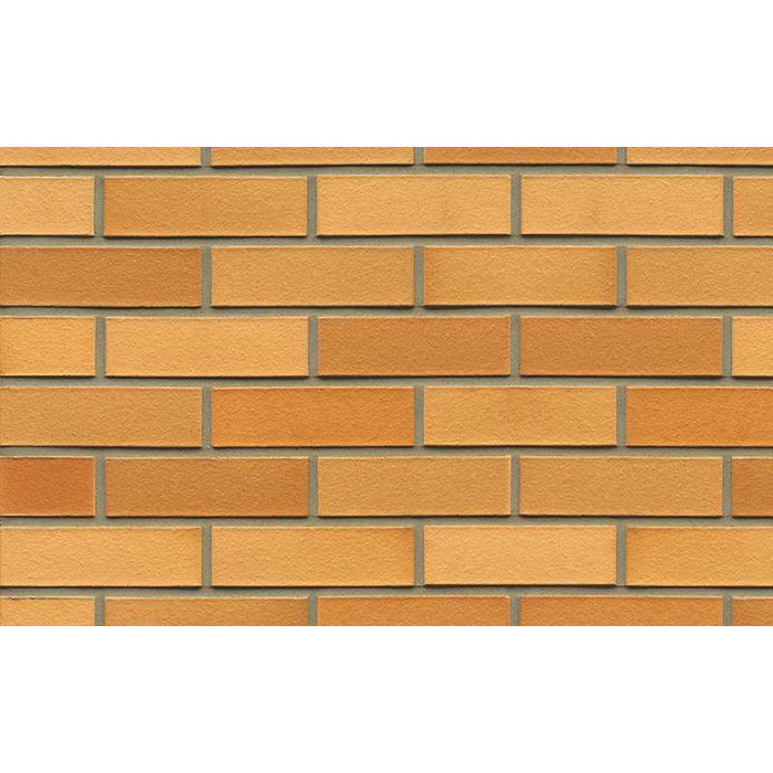 Кирпич клинкерный Muhr 01 EG Niederlausitzer Gelb Edelglanz гладкий, 210х100х50 мм