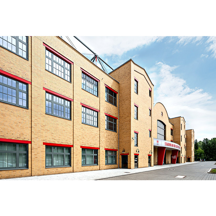 Кирпич клинкерный Muhr 02 Gelb Bunt гладкий, 250х120х65 мм фото 5