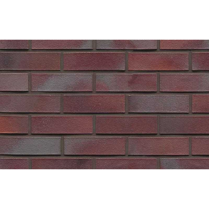 Кирпич клинкерный 5-щелевой Muhr 10 Violettblau geflammt гладкий, 210х100х50 мм