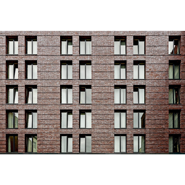 Кирпич клинкерный 5-щелевой Muhr 10 Violettblau geflammt гладкий, 210х100х50 мм фото 4