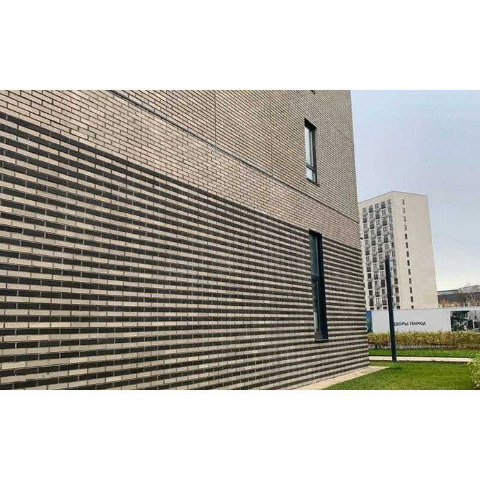 Кирпич клинкерный Terca Klinker Brick Grafit, 250х85х65 мм фото 7