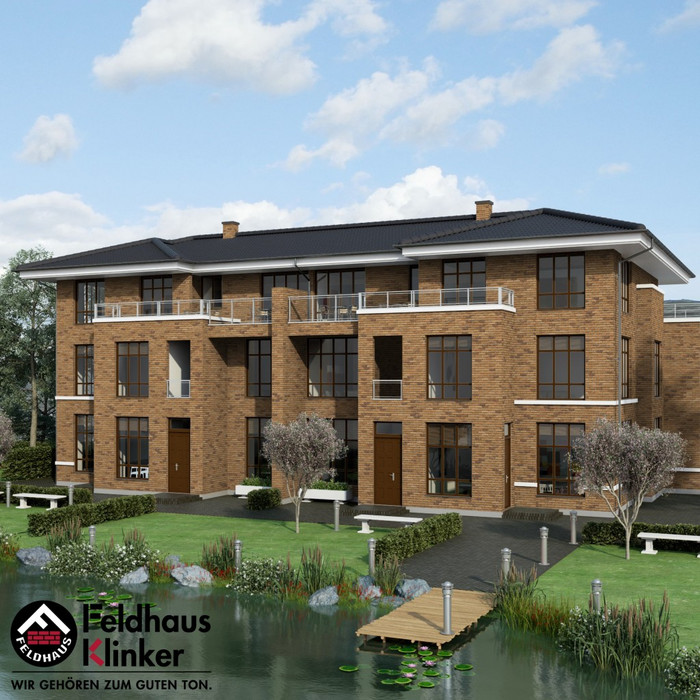 Кирпич клинкерный Feldhaus Klinker K665 sintra sabioso binaro 215х102х65 мм фото 3