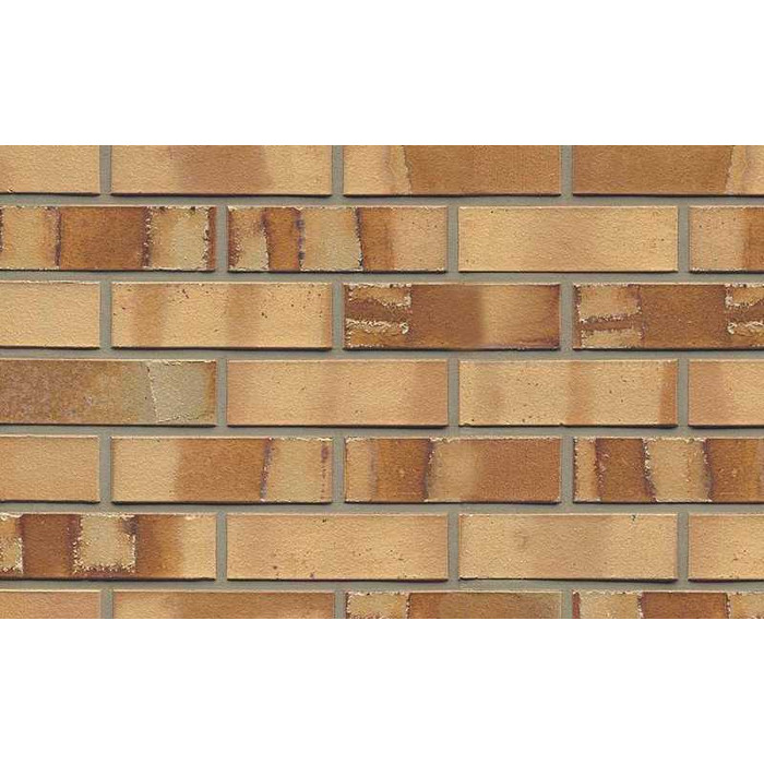 Кирпич клинкерный Muhr 06S Hellbraun-bunt Spezial гладкий, 210х100х50 мм