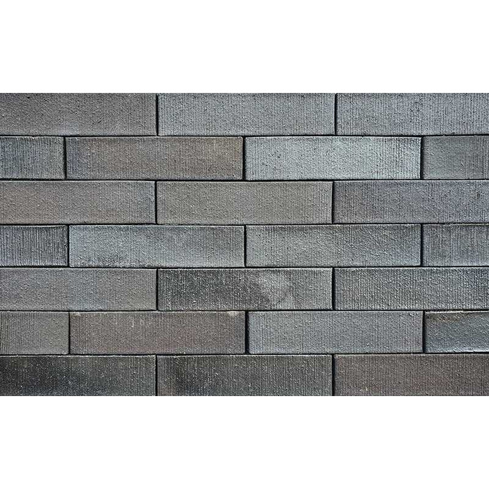 Кирпич клинкерный Muhr 15 Schwarz-bunt Edelglanz Revers ohne Sand Rauhstrich шероховатый, 210х100х50 мм