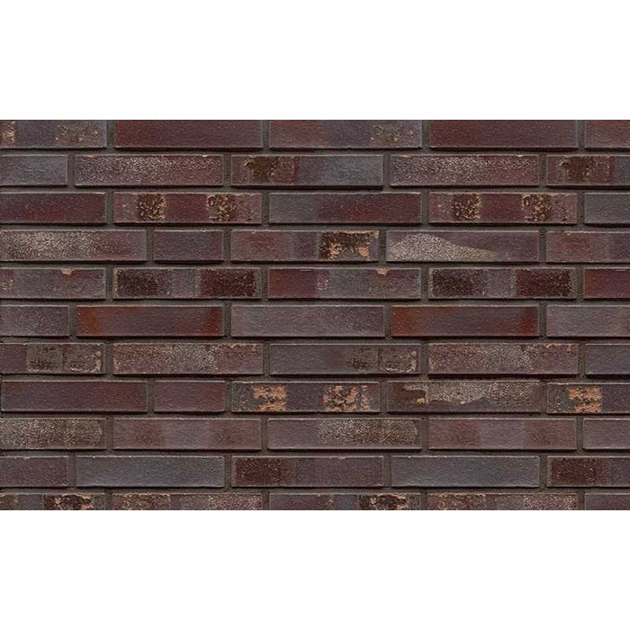 Кирпич клинкерный Muhr 10 S Violettblau geflammt Spezial гладкий, 240х115х52 мм