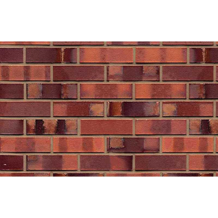 Кирпич клинкерный Muhr 04S Rotbraun-bunt Spezial гладкий, 210х100х50 мм