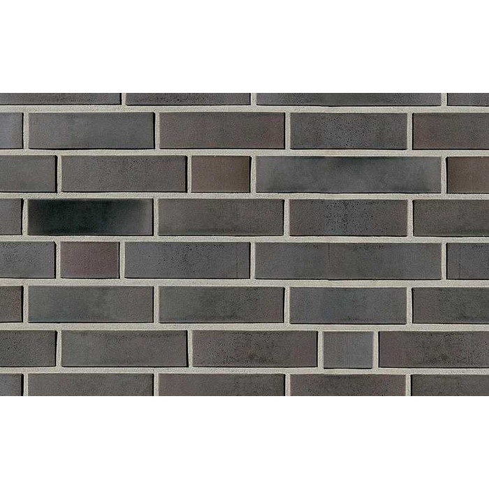 Кирпич клинкерный пустотелый ABC 55254 Trieranthrazit braun-bunt geflammt гладкий, 240х115х71 мм