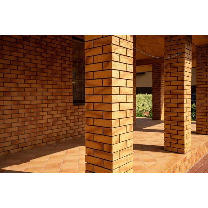 Кирпич клинкерный Muhr 02 Gelb Bunt рустик, 240х115х71 мм фото 9