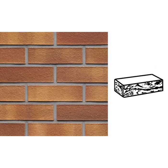 Кирпич клинкерный Muhr 07 Herbstlaub готик, 240х115х71 мм