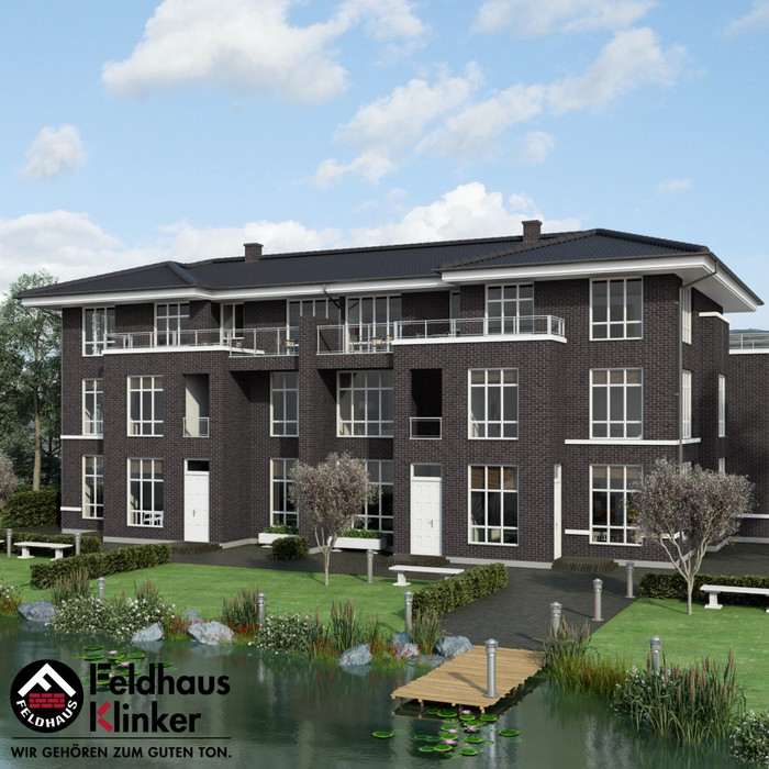 Кирпич клинкерный Feldhaus Klinker K518 geo platinum liso NF 240х115х71 мм фото 10