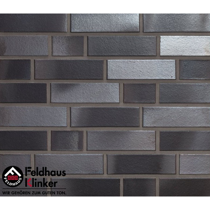 Кирпич клинкерный Feldhaus Klinker K518 geo platinum liso NF 240х115х71 мм фото 9