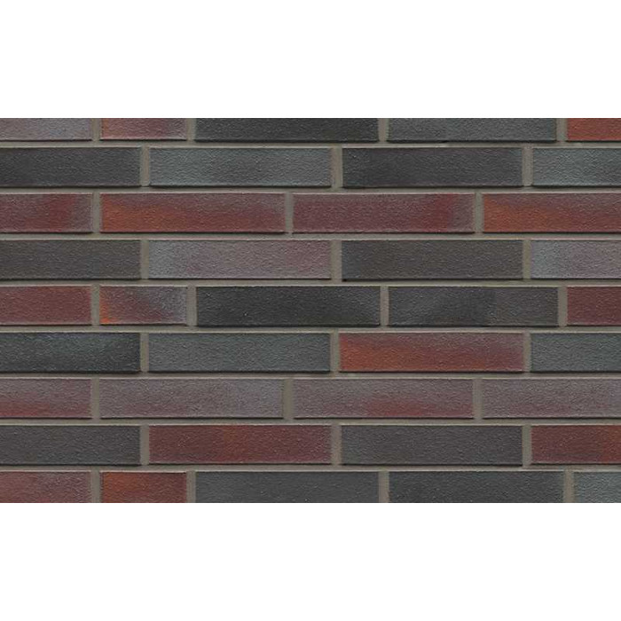 Кирпич клинкерный Muhr 25 Violettschwarz гладкий, 240х115х52 мм