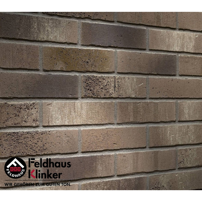 Кирпич клинкерный Feldhaus Klinker K775 vascu marengo antrablanca NF 240х115х71 мм фото 2