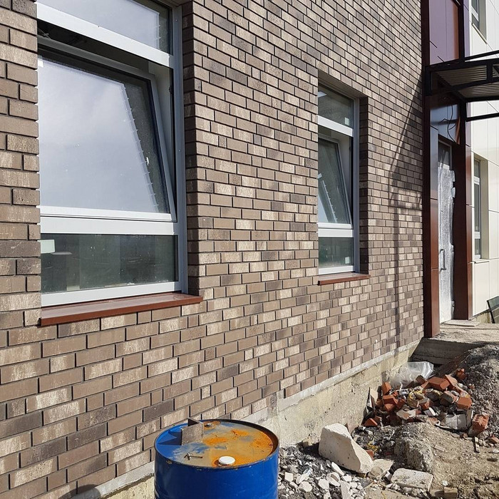 Кирпич клинкерный Feldhaus Klinker K775 vascu marengo antrablanca NF 240х115х71 мм фото 3