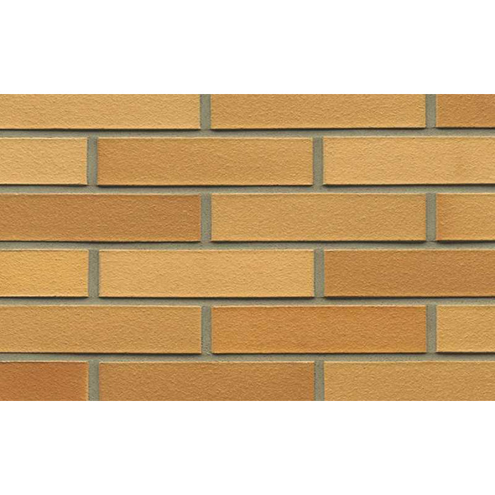 Кирпич клинкерный Muhr 01 EG Niederlausitzer Gelb Edelglanz гладкий, 240х115х52 мм