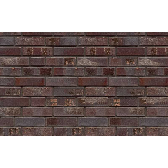 Кирпич клинкерный Muhr 10 S Violettblau geflammt Spezial гладкий, 240х115х71 мм