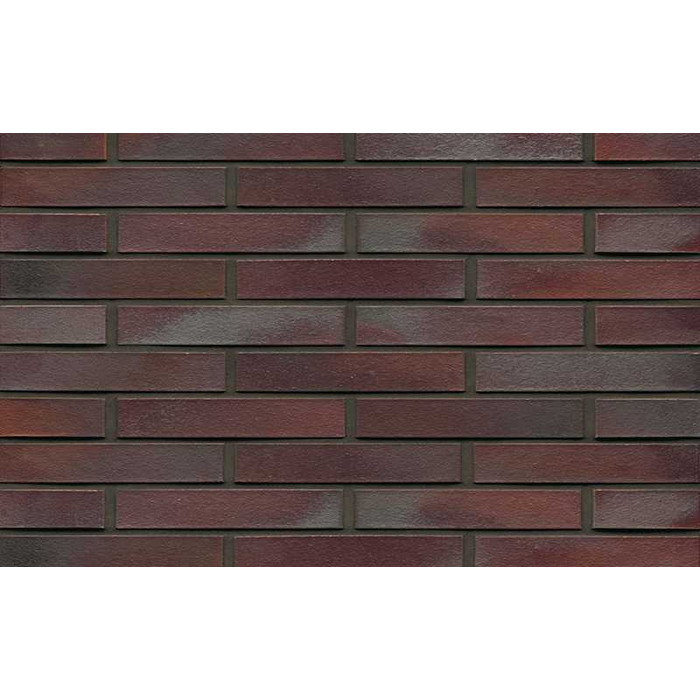 Кирпич клинкерный Muhr 10 Violettblau geflammt гладкий, 240х90х40 мм