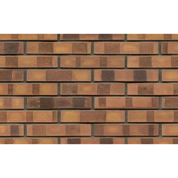 Кирпич клинкерный Muhr 08K Lachsrot Kohle гладкий, 240х90х40 мм