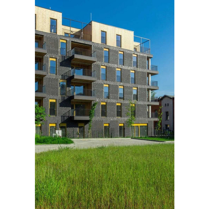 Кирпич клинкерный Muhr 15 Schwarz-bunt Edelglanz Wasserstrich, 240х71х50 мм фото 5