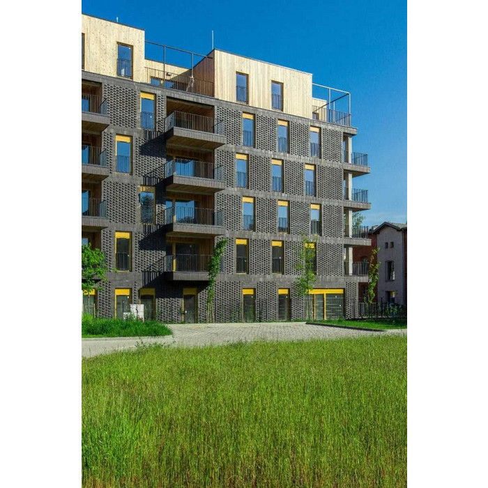 Кирпич клинкерный Muhr 15 Schwarz-bunt Edelglanz Wasserstrich, 240х71х50 мм фото 10