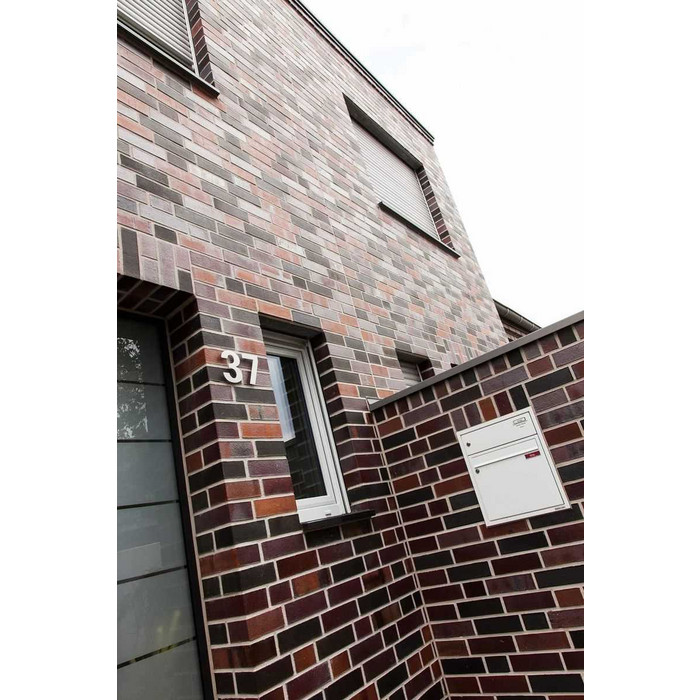 Кирпич клинкерный Muhr 29 S Schwarzblau-bunt Spezial гладкий, 240х115х71 мм фото 8